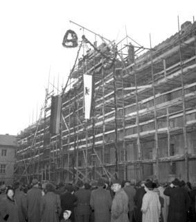 Berlin - reconstruction of Schloss Bellevue 1954