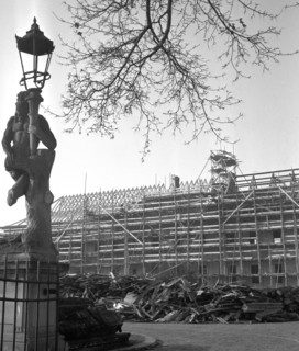Berlin - reconstruction of Schloss Bellevue 1954