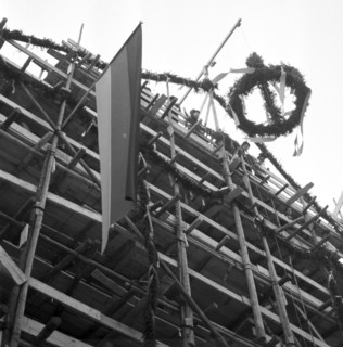 Berlin - reconstruction of Schloss Bellevue, 1954