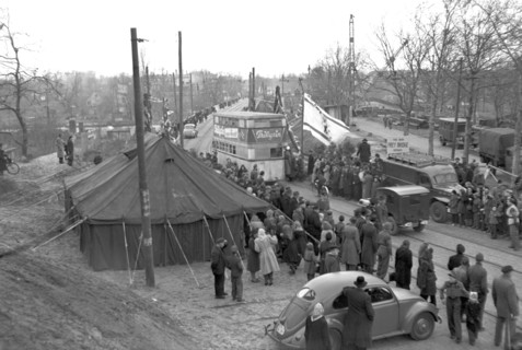 Berlin - inauguration of Freybrücke in Berlin-Spandau 1951