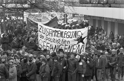 Demonstration for Ingrid Strobl 1989