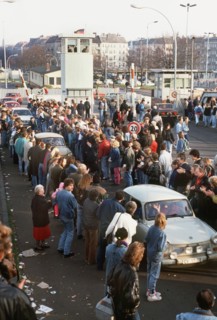 Opening of the border in Berlin