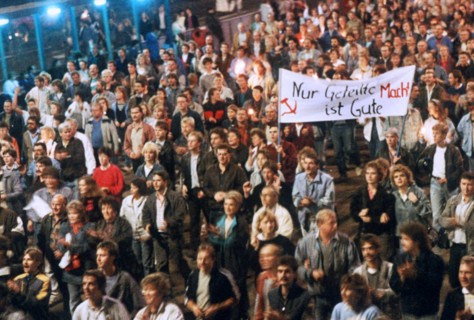 Demonstration in Leipzig