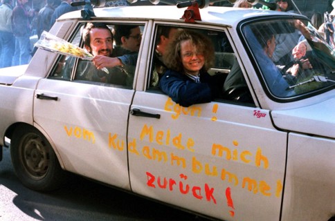 Opening of inner German border - Berlin