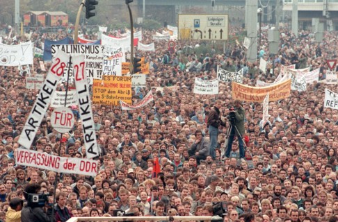 Demonstration, November 4th 1989 (archive photograph 1989, text 1993)
