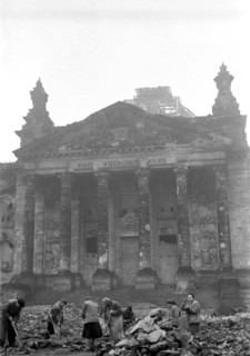 Post-war era - Trümmerfrauen ("rubble women")