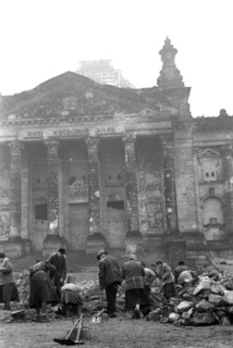 Post-war era - Trümmerfrauen ("rubble women")
