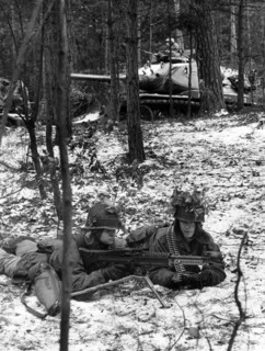 Manoeuvre of US army in Berlin