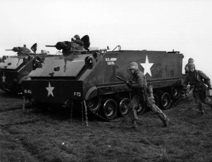 Manoeuvre of US army in Berlin