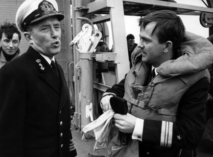 Commander during NATO exercise in North Sea