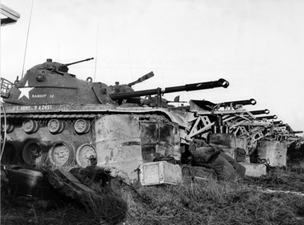 Big winter manoeuvre of the US army in Grafenwöhr