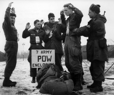 Prisoners of war during NATO maneuver "Winterschild"