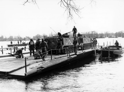 Military manoeuvre of allied forces in Berlin