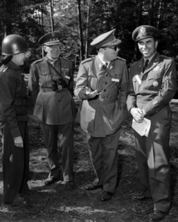 Spanish officials at US maneuver Combino in Germany