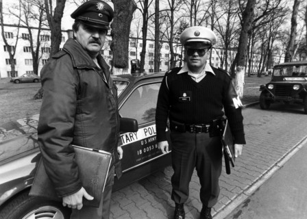 German-American police patrol in Berlin