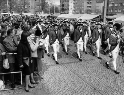 Old-world ceremony of the US Army in Berlin Schöneberg