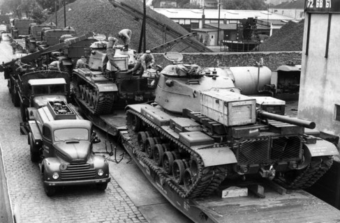 New tank M60 for US Army in Berlin