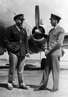 US pilots after an incident with the Soviet air force on the airport Tempelhof