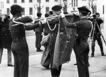 Headquarters of the US Air Force moved from Wiesbaden to Ramstein