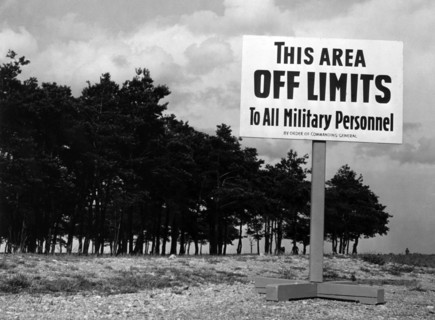 A small wood in munich forbidden for U.S. soldiers