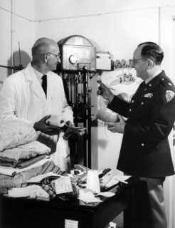 Materials test in the purchasing department of the U.S. army
