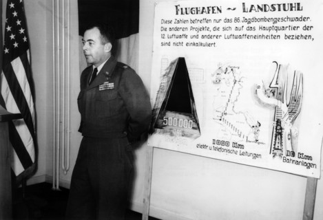 Headquarters of the 12th U.S. air fleet move to Landstuhl/Ramstein