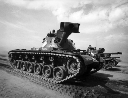 Anniversary parade of the 3rd US armored division in Hanau
