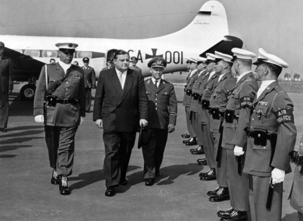 Franz Josef Strauss at the 'Armed Forces Day'