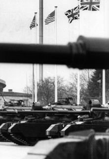 Allied tank parade for the Battle of Cambrai