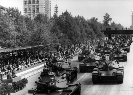Military parade on the 'Armed Forces Day' in Berlin
