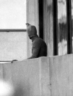 Olympic Games 1972: a masked Arabian terrorist