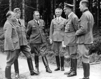 Conference in the Führer headquarters