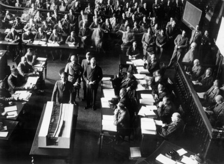 Joseph Goebbels on the witness stand