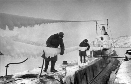 World War II - Northern fleet in the winter