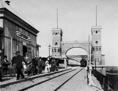 Historical Kiel - Levensau station