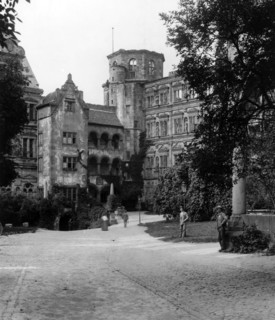 Palace courtyard in Heidelberg