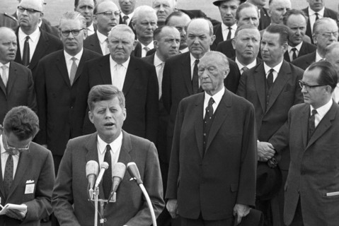 John F. Kennedy visits Germany in 1963