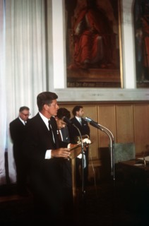 John F. Kennedy in Frankfurt 1963