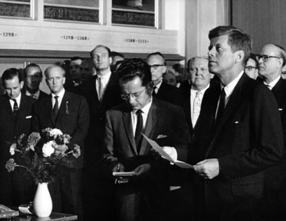 John F. Kennedy visits the Federal Republic of Germany in 1963