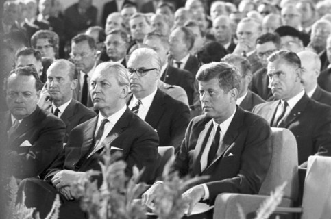 John F. Kennedy in Frankfurt 1963