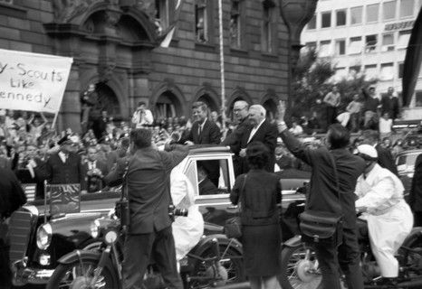 John F. Kennedy in Frankfurt 1963