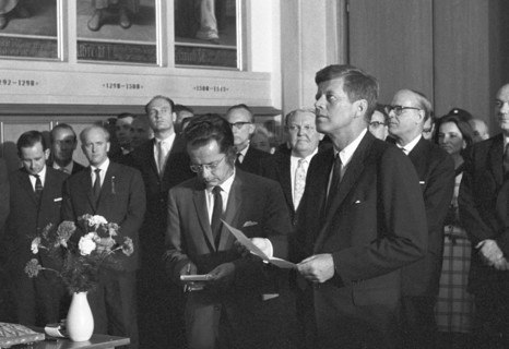 John F. Kennedy in Frankfurt 1963