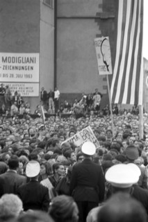 John F. Kennedy in Frankfurt 1963