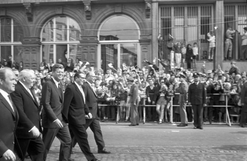 John F. Kennedy in Frankfurt 1963
