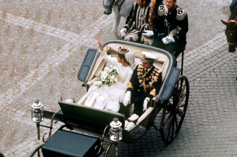 Hochzeit König Carl Gustaf und Königin Silvia von Schweden