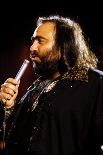 Le chanteur grec Demis Roussos