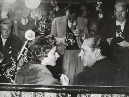 Ingrid BERGMAN und Roberto ROSSELLINI, 1953