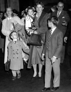 Ingrid BERGMAN mit ihren Kindern
