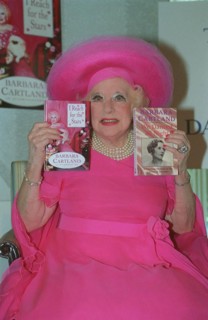 DAME BARBARA CARTLAND
British Authoress and Playwright
Pictured launching...