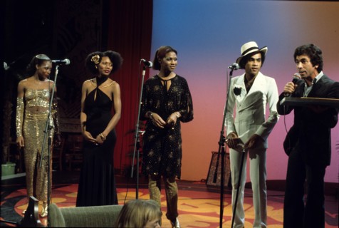 Boney M. - Bobby Farrell, Marcia Barrett, Liz Mitchell und Maizie Williams mit Manfred Sexauer  live 70er Jahre